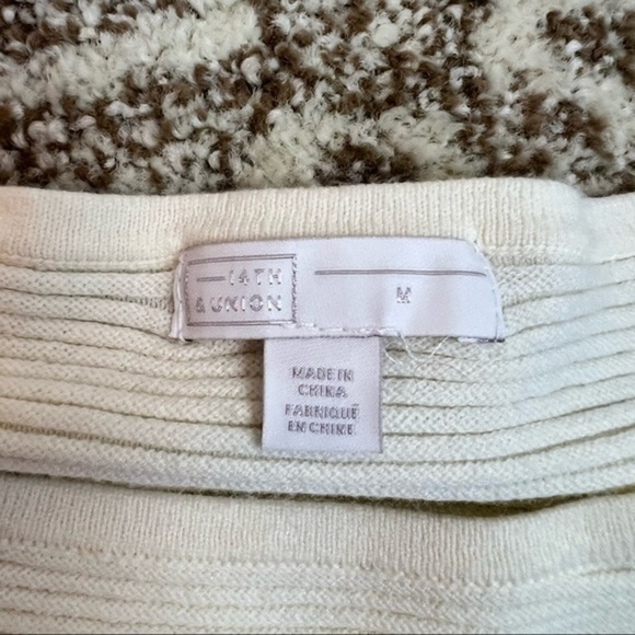 14th and Union womens boatneck ribbed sweater - Picture 12 of 13